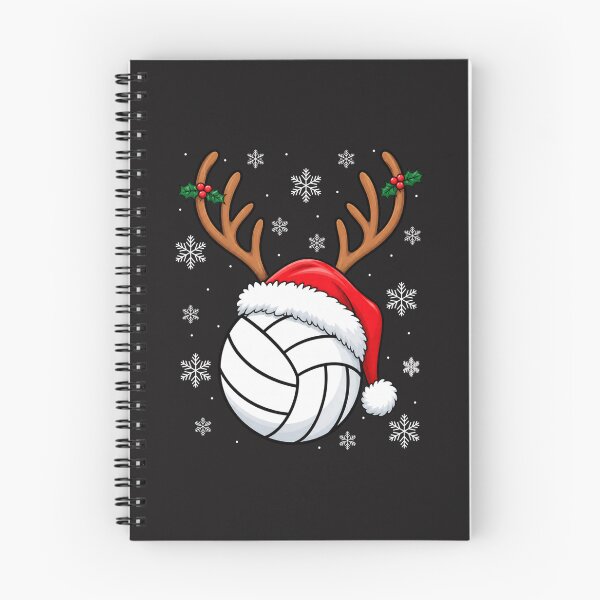 Item preview, Volleyball Christmas Santa Hat Reindeer Cute Holiday Winter Volleyball designed and sold by kiralynstration.