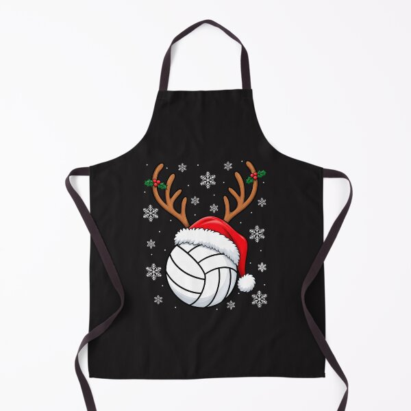 Item preview, Volleyball Christmas Santa Hat Reindeer Cute Holiday Winter Volleyball designed and sold by kiralynstration.