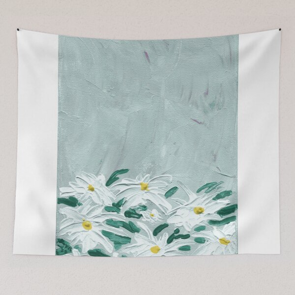 Item preview, Impasto White Daisies designed and sold by Artful-Blooms.
