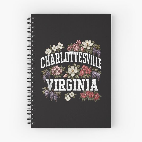 Item preview, Charlottesville Virginia Vintage Botanical Floral Travel Souvenir Design designed and sold by kiralynstration.