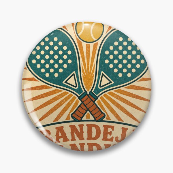 Item preview, Bandeja Bandits Retro Padel Club Badge designed and sold by BoosterShop.