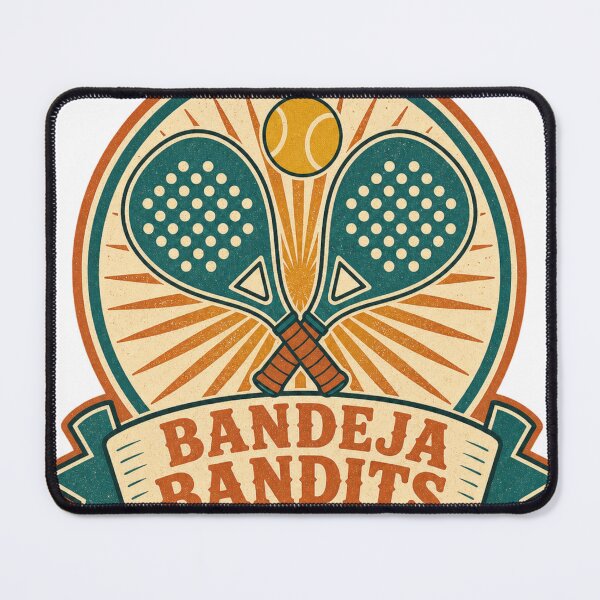 Item preview, Bandeja Bandits Retro Padel Club Badge designed and sold by BoosterShop.