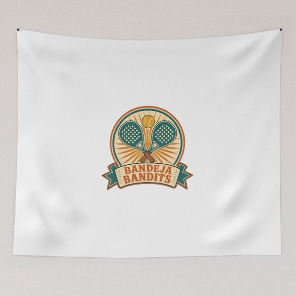 Item preview, Bandeja Bandits Retro Padel Club Badge designed and sold by BoosterShop.