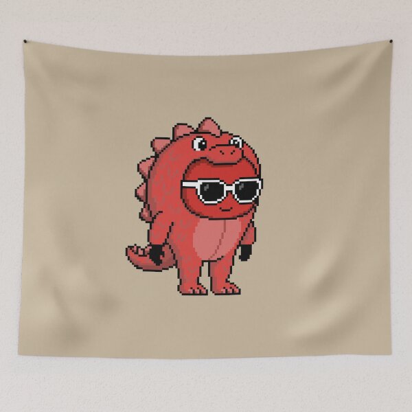 Item preview, Apple Pixel in a Monster Costume (RD) designed and sold by White Rim Mates.