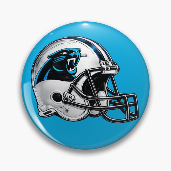 Item preview, Carolina Panthers NFL Helmet Logo Drawing designed and sold by Luke Foran Sports Art.