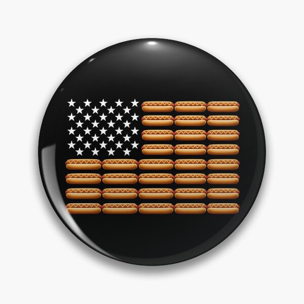 Item preview, Hotdog American Flag 4th Of July Funny Hot Dog Gear designed and sold by DynamicDesign.