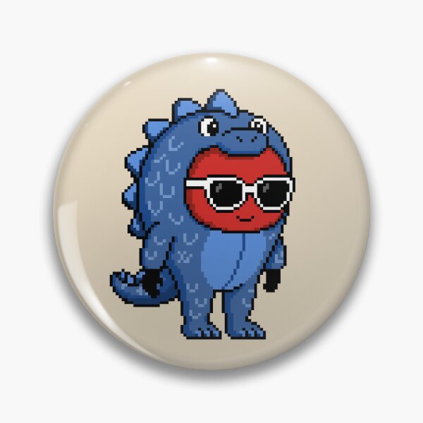Item preview, Apple Pixel in a Monster Costume (BL) designed and sold by White Rim Mates.