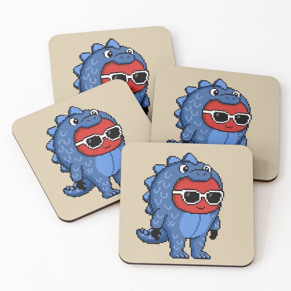 Item preview, Apple Pixel in a Monster Costume (BL) designed and sold by White Rim Mates.