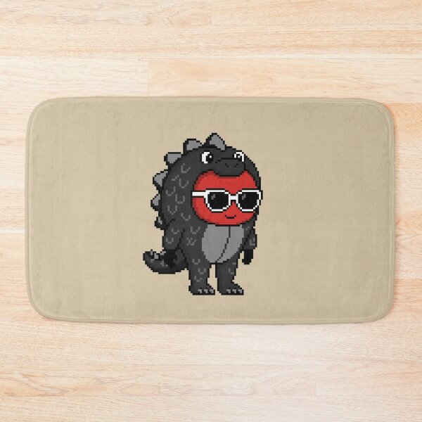 Item preview, Apple Pixel in a Monster Costume (BK) designed and sold by White Rim Mates.