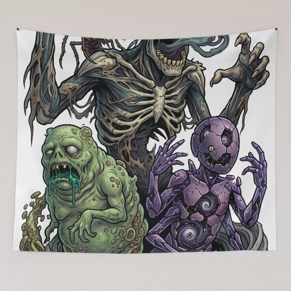 Item preview, Undead Nightmare Monster Collective Dark Horror Art designed and sold by castillomiami.
