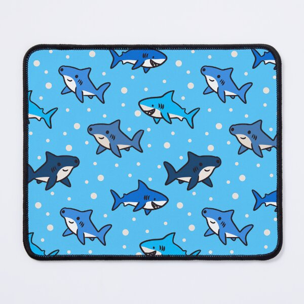 Item preview, Playful Blue Sharks Pattern designed and sold by CI Creative Design LLC.