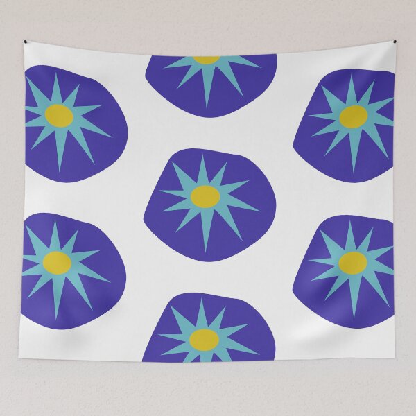 Item preview, Blue exploding star designed and sold by FrancesPoff.