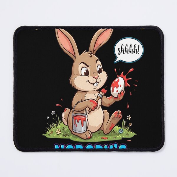 Item preview, Happy Bunny painting Easter egg with nail polish designed and sold by Dudzi1.
