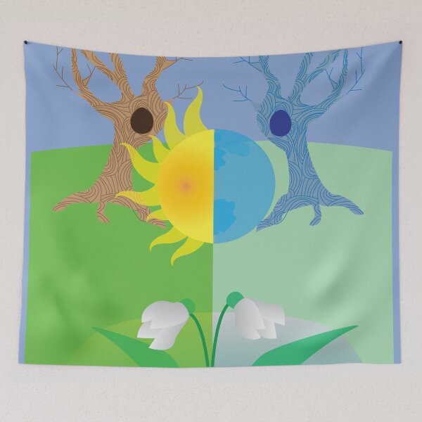 Item preview, Winter and Summer Solstice designed and sold by ROSE ANN BANILAR.