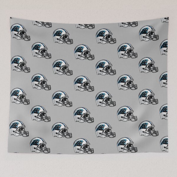 Item preview, Carolina Panthers NFL Helmet Logo Drawing designed and sold by Luke Foran Sports Art.