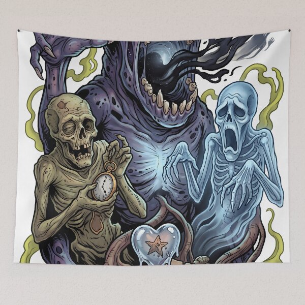 Item preview, Haunted Soul Monster Collective Dark Horror Art designed and sold by castillomiami.