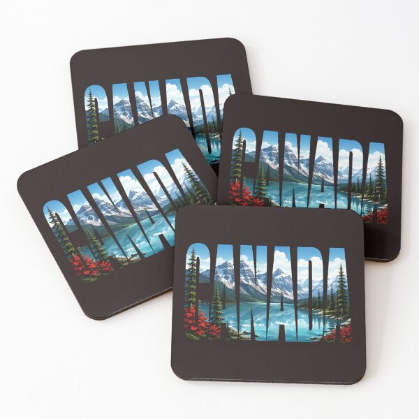 Item preview, Canada Vintage Mountain Lake Nature Travel Souvenir Landscape Design designed and sold by mari-kayden.