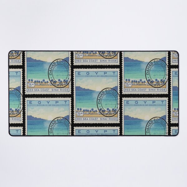 Item preview, Dahab Egypt Red Sea Sinai Coast Stamp Sticker designed and sold by stickercuffs.