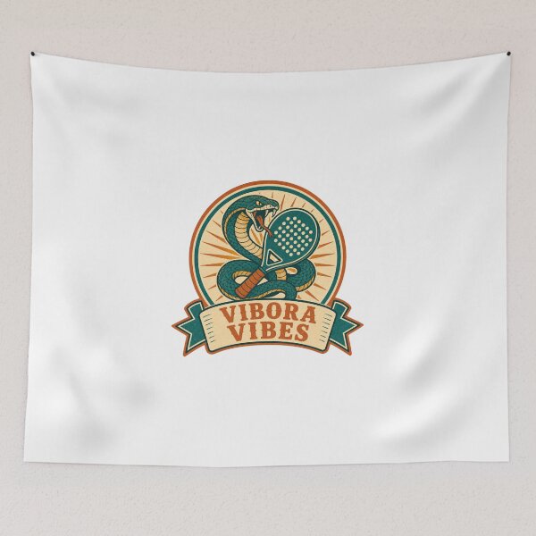 Item preview, Vibora Vibes Retro Padel Snake Badge designed and sold by BoosterShop.