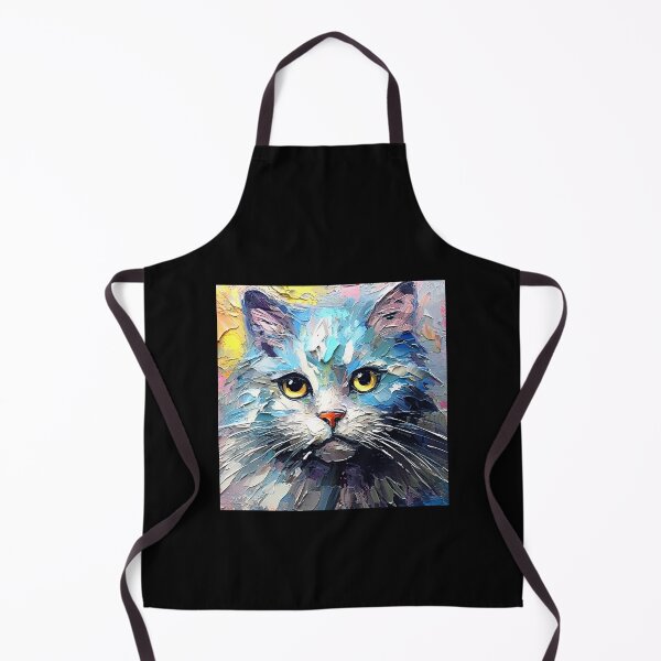 Item preview, Precious Cat Colorful Impasto-Style Digital Art Painting designed and sold by DEC02.