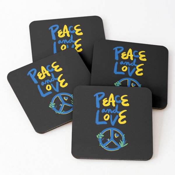 Item preview, Peace and Love Typography Aesthetic Design designed and sold by NikBrin Prevail .