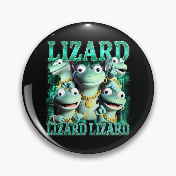 Item preview, Green Lizards Wearing Gold Chains designed and sold by GSideArtStore.
