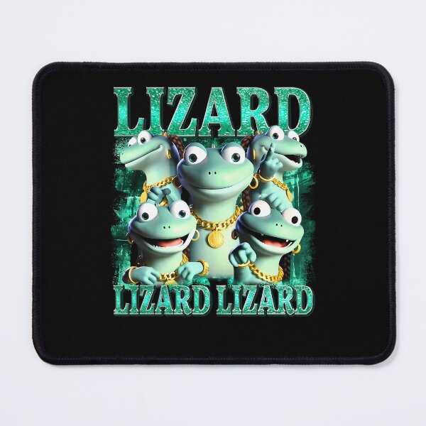 Item preview, Green Lizards Wearing Gold Chains designed and sold by GSideArtStore.