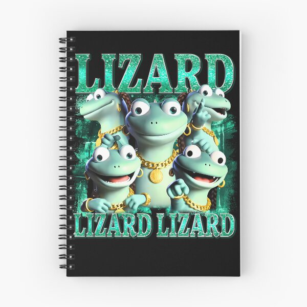 Item preview, Green Lizards Wearing Gold Chains designed and sold by GSideArtStore.