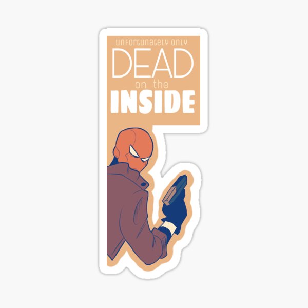 Red Hood Witty One Liners 2 Sticker