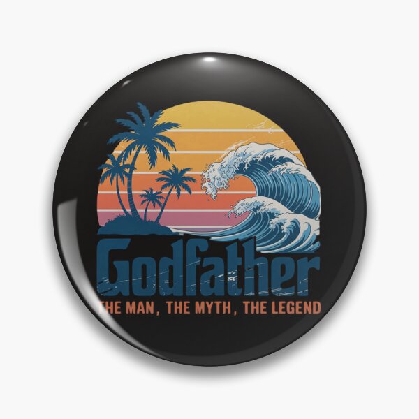 Item preview, Godfather The Man The Myth The Legend Retro Father's Day designed and sold by arttichoky.