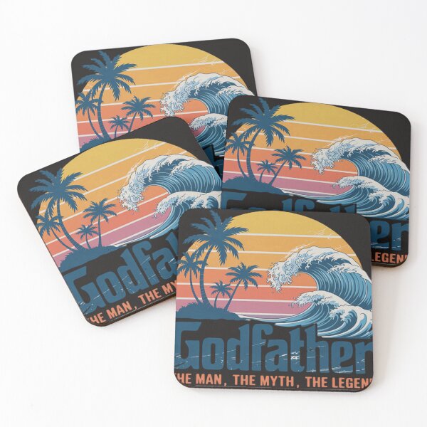 Item preview, Godfather The Man The Myth The Legend Retro Father's Day designed and sold by arttichoky.
