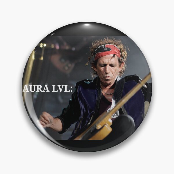 Item preview, Keith Richards Aura Level - Rolling Stones Rockstar Swag designed and sold by LMVA.