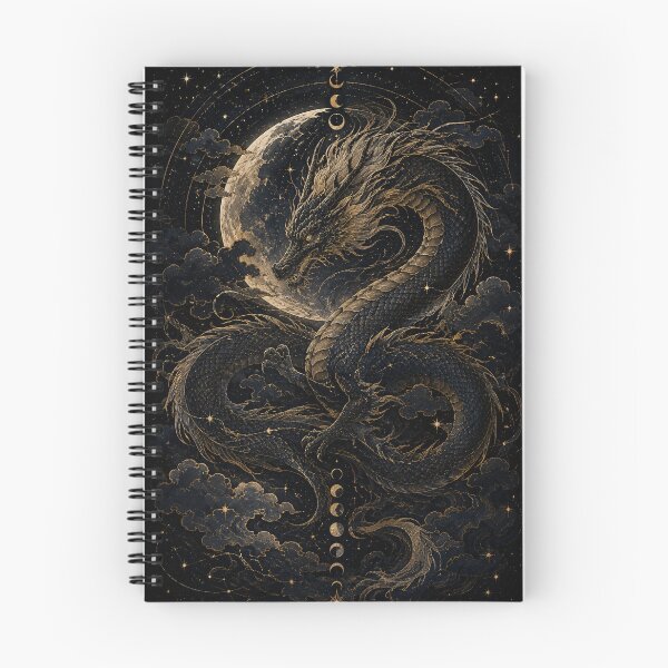 Item preview, Celestial Moon Dragon designed and sold by MARQUES DESIGN ART .