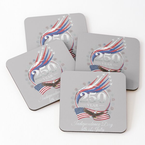 Item preview, 250th Anniversary USA 250 Years American Patriotic 4th July designed and sold by GreggRoss.