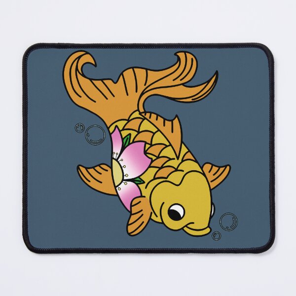 Item preview, Goldfish with blossom designed and sold by Ron's Designs.