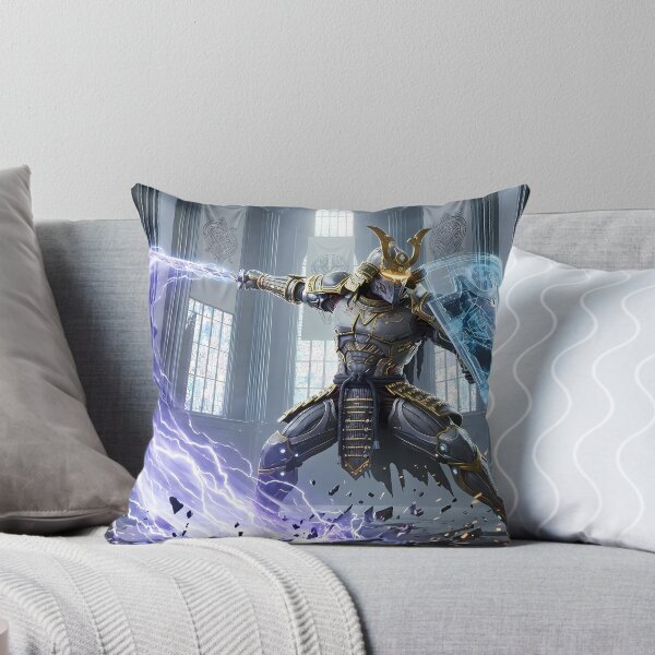 Item preview, Lightning Samurai Warrior Blade Temple designed and sold by GalleryBrisArt.