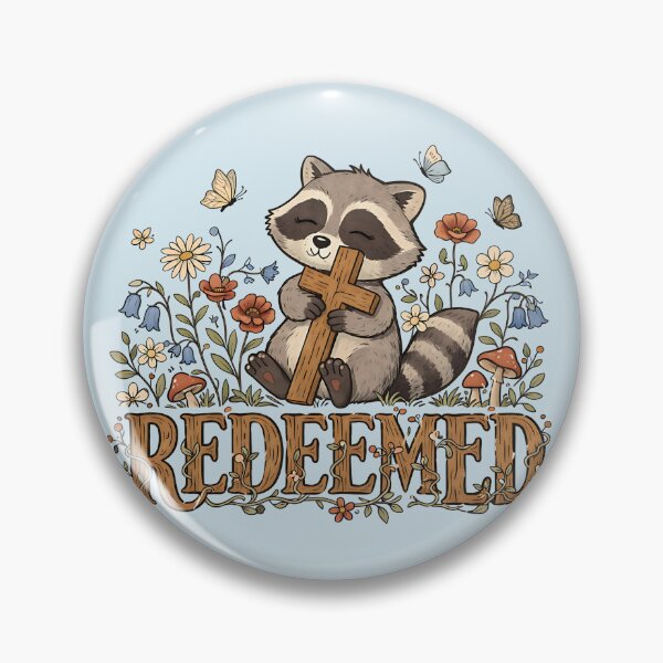 Item preview, Redeemed Raccoon Christian Faith  designed and sold by NosandEdgy.