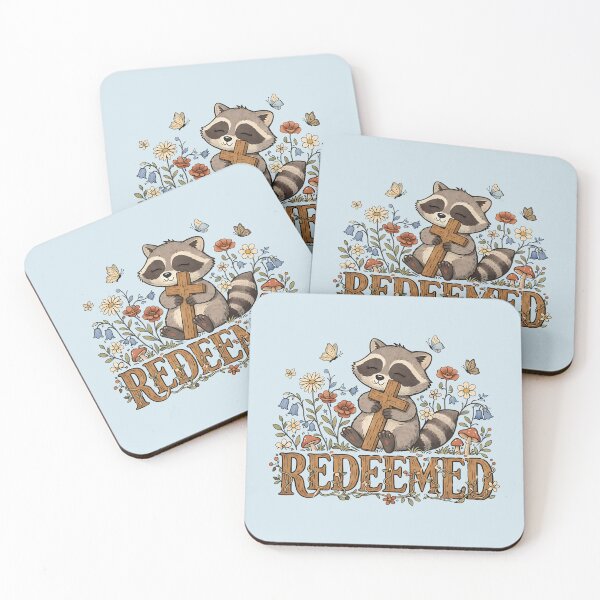 Item preview, Redeemed Raccoon Christian Faith  designed and sold by NosandEdgy.