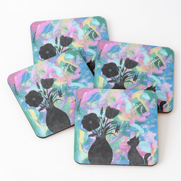 Item preview, Curious Cat and Shadows designed and sold by Artful-Blooms.