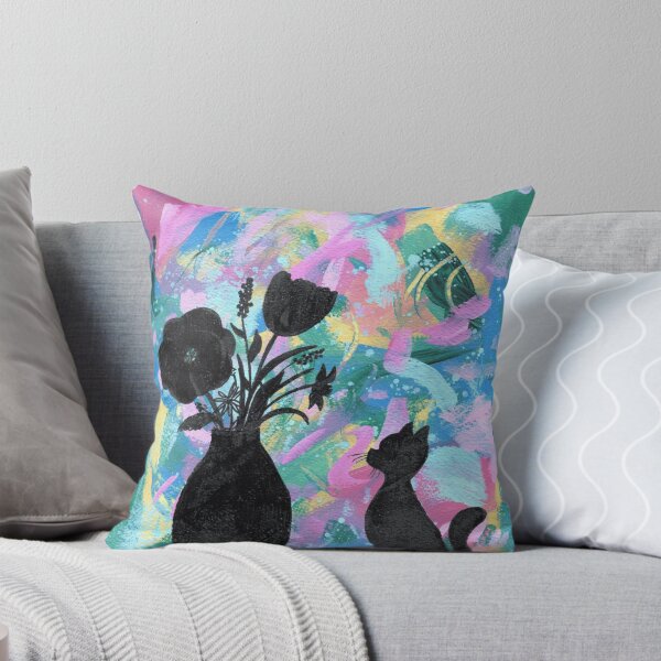 Item preview, Curious Cat and Shadows designed and sold by Artful-Blooms.