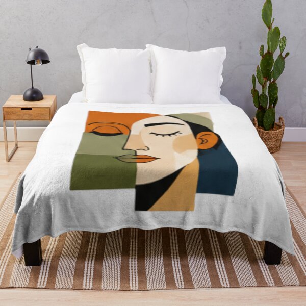 Item preview, Abstract Geometric Woman Face designed and sold by MyCalmDraw.