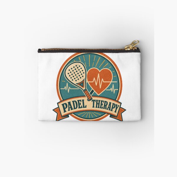 Item preview, Padel Therapy Retro Racket and Heart Badge designed and sold by BoosterShop.