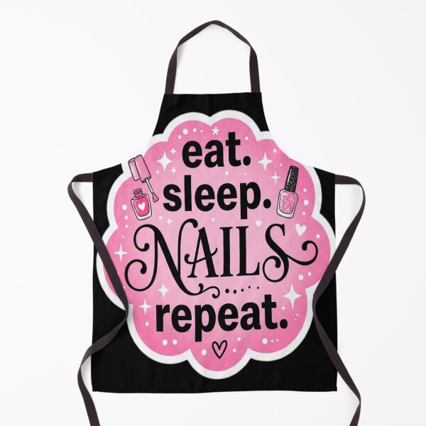 Item preview, Eat Sleep Nails Repeat designed and sold by Dudzi1.