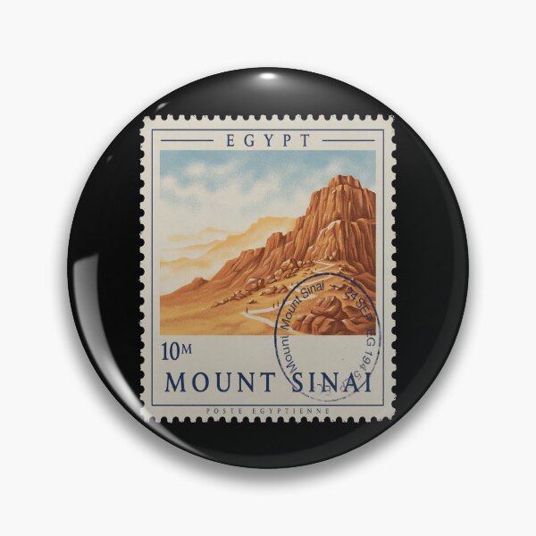 Item preview, Mount Sinai Egypt Sacred Ridge Desert Plateau Stamp Sticker designed and sold by stickercuffs.
