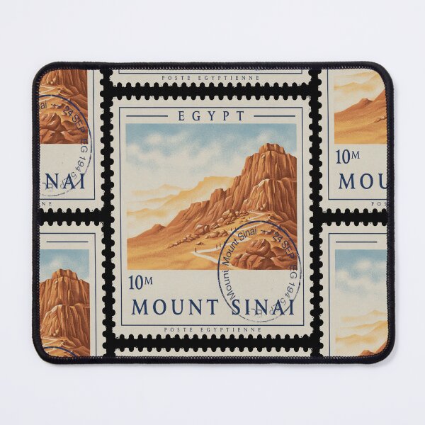 Item preview, Mount Sinai Egypt Sacred Ridge Desert Plateau Stamp Sticker designed and sold by stickercuffs.