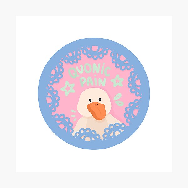 Item preview, Quonic Pain Duck Chronic Pain designed and sold by Shop.Megwilliams.
