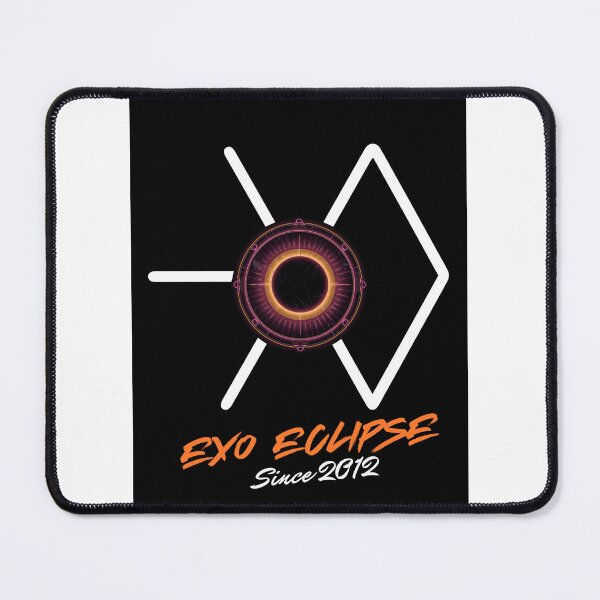 Item preview, EXO Solar Eclipse Retro Futuristic Metallic Badge Graphic Ver. 1 designed and sold by Gameshalah's Designs Hub.