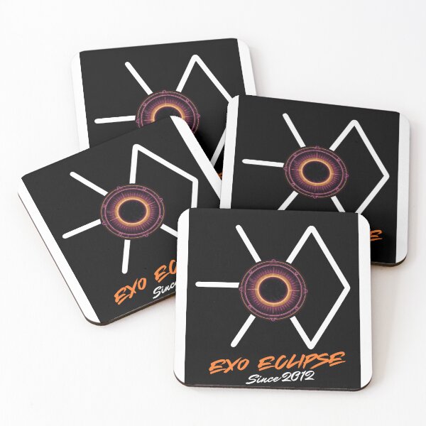 Item preview, EXO Solar Eclipse Retro Futuristic Metallic Badge Graphic Ver. 1 designed and sold by Gameshalah's Designs Hub.