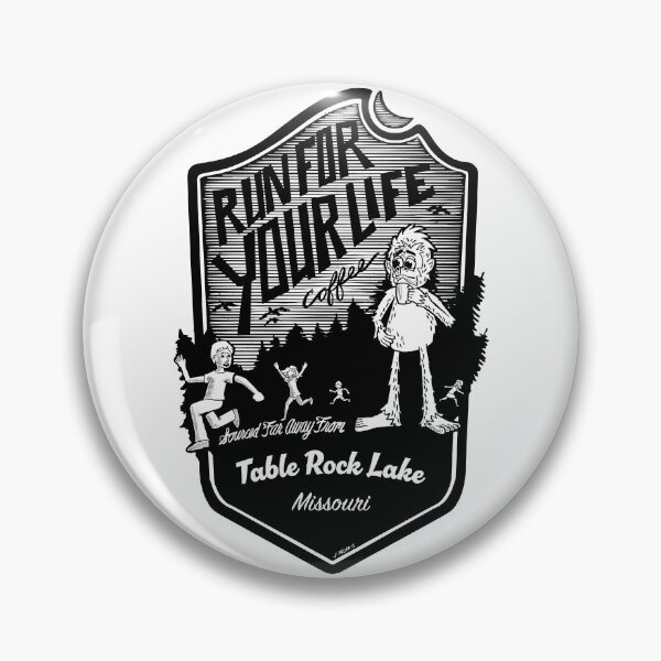 Item preview, Run For Your Life Coffee at Table Rock Lake in Missouri. designed and sold by John Morris Illustration.