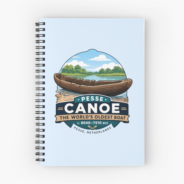 Item preview, Pesse Canoe - World's Oldest Known Boat - Netherlands designed and sold by Myra365Art.
